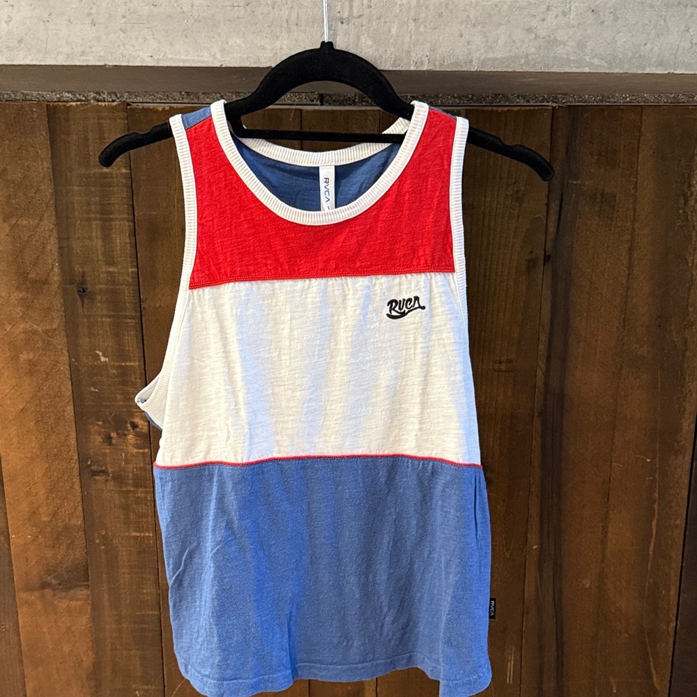 RVCA Tricolor Sleeveless Top